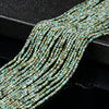 Natural African Turquoise Gemstone 2MM Micro Faceted Round Loose Beads 15 inch Full Strand (80018160-P93)