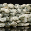 Natural Green Tree Agate Gemstone Micro Faceted Oval 8X6MM Loose Beads 7.5 inch Half Strand (80021466-D717)