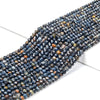 Natural Blue Pietersite Gemstone Grade AAA 3MM Micro Faceted Round Loose Beads 15 inch Full Strand (80018202-P95)