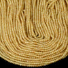 Natural Honey Yellow Apatite Gemstone Grade AAA 4X3MM Micro Faceted Rondelle Loose Beads 15 inch Full Strand (80018141-P91)