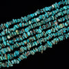 Natural Turquoise Gemstone Pebble Nugget Chip 11-7MM Loose Beads (D661)
