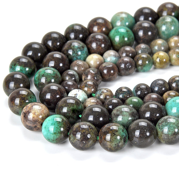 Chrysoprase Gemstone Grade A Round 6MM 7MM 8MM Loose Beads (D554)