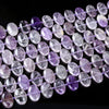 Natural Lavender Amethyst Gemstone 27X18MM Oval Loose Beads (D423)