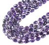 Natural Amethyst Gemstone Faceted Barrel Drum 8X12-9X13MM 11X14-12X16MM 13X14-13X20MM Loose Beads (D425)