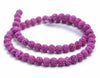 6mm Pink Volcanic Basaltic Lava Gemstone Round 6mm Loose Beads 15 inch Full Strand (90186696-747)