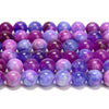 Sugilte Color Jade Gemstone Round 8MM Loose Beads 14.5 inch Full Strand (80020106-D619)