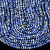 Natural Sodalite Gemstone Grade A 6X4MM Micro Faceted Rondelle Loose Beads 15 inch Full Strand (80018156-P92)