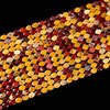 Natural Mookaite Gemstone Micro Faceted Oval 8X6MM Loose Beads 7.5 inch Half Strand (80021473-D717)
