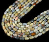 Natural Aquamarine Heliodor Beryl Gemstone 10X14MM Faceted Barrel Tube Loose Beads (D419)
