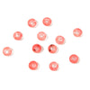 Cherry Quartz Gemstone Large Hole Beads Rondelle Donut 14MM BULK LOT 2,6,12,24,50 Beads (80021195-S63)