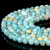 Natural Amazonite Gemstone Grade AA Micro Faceted Round 4MM 5MM Loose Beads 15 inch Full Strand (P99)