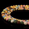 Multi Color Lava Gemstone Round 4MM 6MM 8MM 10MM Loose Beads (D639)