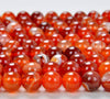 Carnelian Red Agate Gemstone Round 4MM 6MM 8MM 10MM Loose Beads (D551)