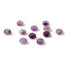 Natural Flower Amethyst Gemstone Large Hole Beads Rondelle Donut 14MM BULK LOT 2,6,12,24,50 Beads (80021184-S63)