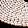 Natural Freshwater Ivory White Cream Pearl Gemstone Rice 5-7MM 5-8MM 9-11MM Loose Beads (S31)
