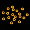 Natural Yellow Jade Gemstone Large Hole Beads Rondelle Donut 14MM BULK LOT 2,6,12,24,50 Beads (80021202-S62)