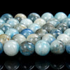 Blue Pyrite in Dolomite Gemstone Round 6MM 8MM Loose Beads (D517)