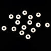 Natural Natural Howlite Gemstone Large Hole Beads Rondelle Donut 14MM BULK LOT 2,6,12,24,50 Beads (80021213-S62)