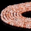 Rainbow Lattice Sunstone Lepidocrocite Gemstone Grade AAA 2MM Micro Faceted Round Loose Beads 15 inch Full Strand (80018230-P98)