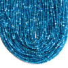 Natural Blue Apatite Gemstone Grade AAA Round 3MM Loose Beads 15 inch Full Strand (80020679-P118)