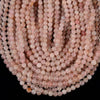 Natural Madagascar Rose Quartz Gemstone Round 5MM 6MM 7MM Loose Beads (D636)