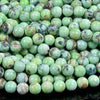 Green Terra Agate Gemstone Round 8MM Loose Beads (D519)