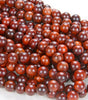 Natural Rosewood Mala Meditation Beads Round 6MM 8MM 10MM 12MM Loose Beads 16 inch BULK LOT (5-W0)
