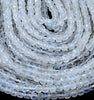 5MM Natural Rainbow Moonstone Gemstone Micro Faceted Square Cube Loose Beads (P83)