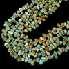 100% Genuine Natural Turquoise Blue Green Gemstone Pebble Nugget Chip 8-14MM 10-12MM Loose Beads (D432)
