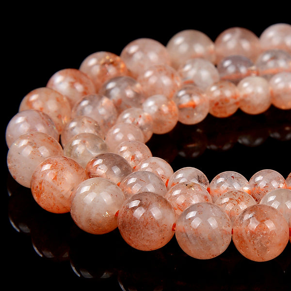 Rainbow Lattice Sunstone Gemstone Grade A Round 4MM 5MM 6MM Loose Beads (D446)
