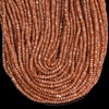 Tangerine Jade Gemstone Faceted Rondelle 4X3MM Loose Beads 13.5 inch Full Strand (80019518-P108)