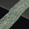 Natural Aqua Apatite Gemstone Round 3MM 4MM 5MM Loose Beads 15inch Full Strand (D686)