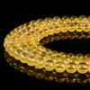 Citrine Gemstone Grade AAA Round 8MM 10MM Loose Beads (D583)