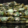 Natural African Turquoise Gemstone Micro Faceted Oval 11X7MM Loose Beads 7.5 inch Half Strand (80021480-D718)
