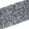 Natural Kyanite Gemstone Rondelle Slice Chip 5-6MM Loose Beads 7.5 inch Half Strand (80021553-D725)