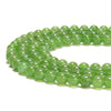 Olive Green Color Jade Gemstone Round 8MM Loose Beads 14.5 inch Full Strand (80020086-D618)