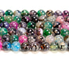 Rainbow Fire Dragon Veins Agate Gemstone Round 6MM 8MM 10MM Loose Beads (D707)