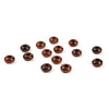Natural Mahogany Obsidian Gemstone Large Hole Beads Rondelle Donut 14MM BULK LOT 2,6,12,24,50 Beads (80021186-S63)
