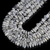 Natural Rainbow Moonstone Gemstone Pebble Nugget Freeform Rondelle 8-10MM Loose Beads (D558)