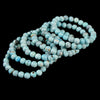 Terra Agate Gemstone Round Bracelet 6MM 8MM 7.5 inch Strand (S56)