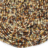 Natural Turquoise Gemstone Grade A Micro Faceted Round 3MM 4MM Loose Beads 15 inch Full Strand (P95)