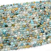 Natural Amazonite Gemstone Pebble Nugget 7-8MM 8-10MM Loose Beads 15.5 inch Full Strand (D414)