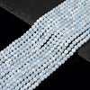 Aqua Blue Jade Gemstone Round 4MM Loose Beads 14.5 inch Full Strand (80020065-D616)