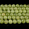 Olive Jade Gemstone Round 6MM 8MM 10MM Loose Beads (D707)