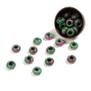 Ruby Zoisite Jasper Gemstone Large Hole Beads Rondelle Donut 14MM BULK LOT 2,6,12,24,50 Beads (80021181-S63)