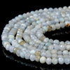 Natural Dominican Larimar Gemstone Grade A 2MM Micro Faceted Round Loose Beads 15 inch Full Strand (80018187-P95)
