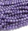 Lavender Purple Jade Gemstone Round 4MM 6MM 8MM 10MM Loose Beads (D547)
