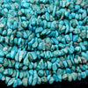 100% Genuine Natural Turquoise Blue Gemstone 5-7MM Pebble Nugget Chip Loose Beads (D430)