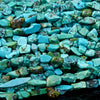100% Genuine Natural Turquoise Blue Green Gemstone 5-7MM Pebble Nugget Chip Loose Beads (D430)