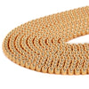 24k Gold Hematite Gemstone Round 2MM 3MM 4MM Loose Beads 15.5 inch Full Strand(P103)